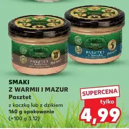Kaufland Pasztet z kaczką lub z dzikiem oferta