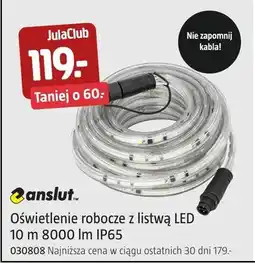 Jula Oświetlenie robocze z listwą LED 10 m 8 W 26 IP65 oferta