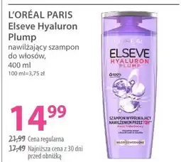 Hebe Nawilżający szampon do włosów Elseve Hyaluron Plump oferta