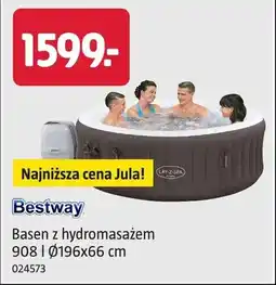 Jula Basen z hydromasażem 90/81 Ø196x66 cm oferta