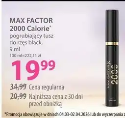 Hebe Pogłębiający tusz do rzęs black oferta