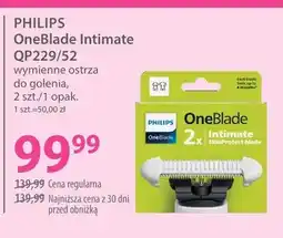 Hebe Wymienna ostrza do golenia, 2 szt./1 opak. OneBlade Intimate QP229/52 oferta