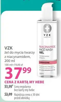 Hebe Żel do mycia twarzy z niacynamidem oferta