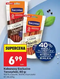 Biedronka Kabanosy Exclusive z kurczaka oferta