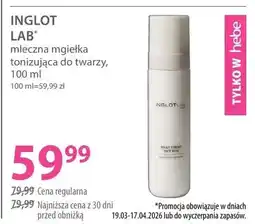 Hebe Mleczna mgiełka tonizująca do twarzy oferta