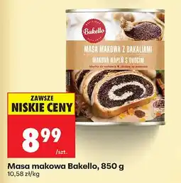 Biedronka Masa makowa z bakaliami oferta