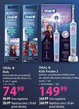 Hebe Zestaw szczoteczka elektryczna do szkółek dla dzieci powyżej 3 roku życia, Kids Frozen 2 oferta