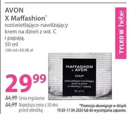 Hebe Rozświetlająco-nawilżający krem na dzień z wit. C i papają oferta