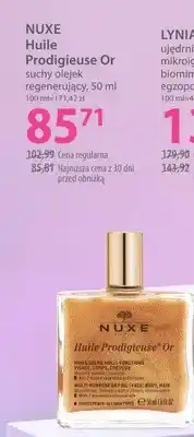 Hebe Suchy olejek regenerujący Huile Prodigieuse Or oferta