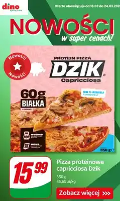 Dino Pizza proteinowa capricciosa oferta