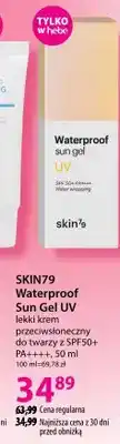 Hebe Lekki krem przeciwsłoneczny do twarzy z SPF50+ PA++++ Waterproof Sun Gel UV oferta