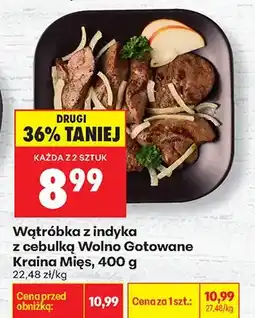 Biedronka Wątróbka z indyka z cebulką wolno gotowane oferta