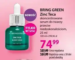 Hebe Serum skoncentrowane Zinc Teca do twarzy przeciw niedoskonałościom oferta