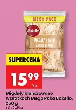 Biedronka Migdały blanszowane w płatkach Mega Pack oferta
