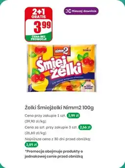 Dino Żelki Śmiejżelki 2+1 GRATIS oferta