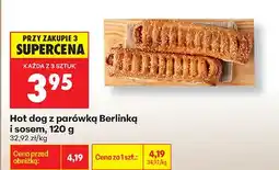Biedronka Hot dog z parówką berlińską i sosem oferta