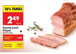 Biedronka Boczek paski oferta