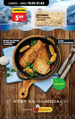 Biedronka Filety z morszczuka panierowane oferta