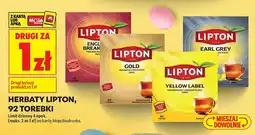 Biedronka Herbaty Lipton, 92 torebki DRUGA ZA 1 ZŁ oferta