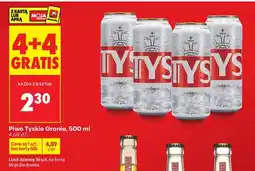 Biedronka Piwo Tyskie Gronie 4+4 GRATIS oferta