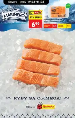 Biedronka Porcje z fileta z łososia atlantyckiego oferta