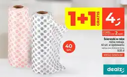 Dealz Ściereczki w rolce różne rodzaje, 40 szt. w opakowaniu oferta