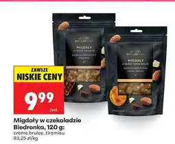 Biedronka Migdały w czekoladzie creme brulee oferta