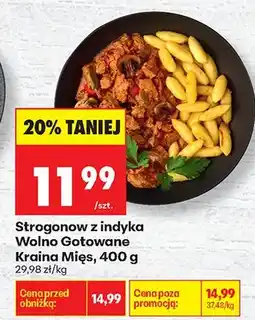 Biedronka Strogonow z indyka Wolno Gotowane oferta