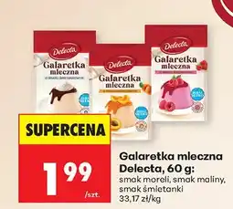 Biedronka Galaretka mleczna smak maliny oferta