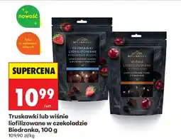 Biedronka Truskawki liofilizowane w czekoladzie mlecznej oferta