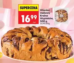 Biedronka Wieniec makowy Kraina Wypieków oferta
