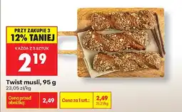 Biedronka Pieczywo twist musli oferta