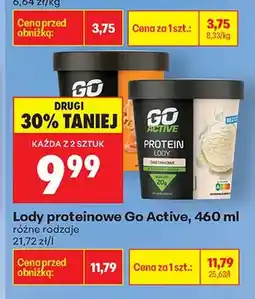 Biedronka Lody proteinowe różne rodzaje oferta