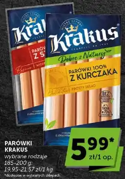 ABC Parówki, wybrane rodzaje oferta