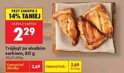 Biedronka Trójkąt ze słodkim serkiem oferta