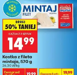 Biedronka Kostka z fileta mintaja oferta
