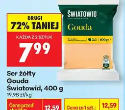 Biedronka Swiatowid Ser żółty Gouda oferta