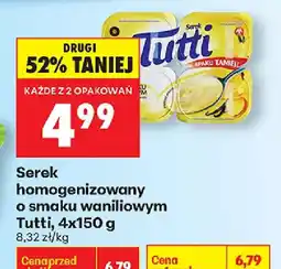 Biedronka Tutti serek homogenizowany oferta