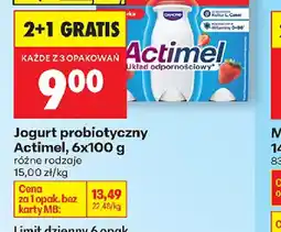 Biedronka Jogurt probiotyczny Actimel oferta