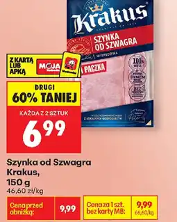 Biedronka Krakus Szynka od Szwagra oferta