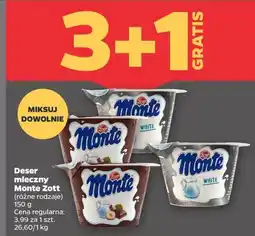 Netto Deser mleczny Monte Zott oferta