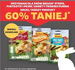 Netto PRZYSMAKI DLA PSÓW BEGGIN' STRIPS, FUNTASTIX I PICNIC VARIETY FRISKIES PURINA oferta