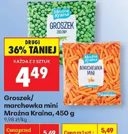 Biedronka Mroźna Kraina Groszek/Marchewka oferta