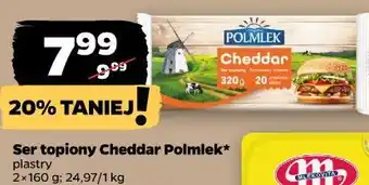 Netto Ser topiony Cheddar Polmlek oferta