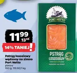 Netto Pstrąg łososiowy wędzony na zimno Port Netto oferta