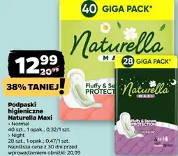Netto Podpaski higieniczne Naturella Maxi oferta
