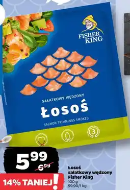 Netto Łosoś sałatkowy wędzony Fisher King oferta