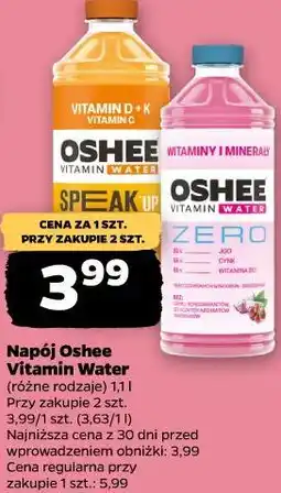 Netto Napój Oshee Vitamin Water oferta