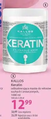 Hebe KALLOS Keratin odbudowująca maska do włosów oferta