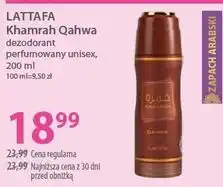 Hebe LATTAFA Khamrah Qahwa dezodorant perfumowany unisex oferta